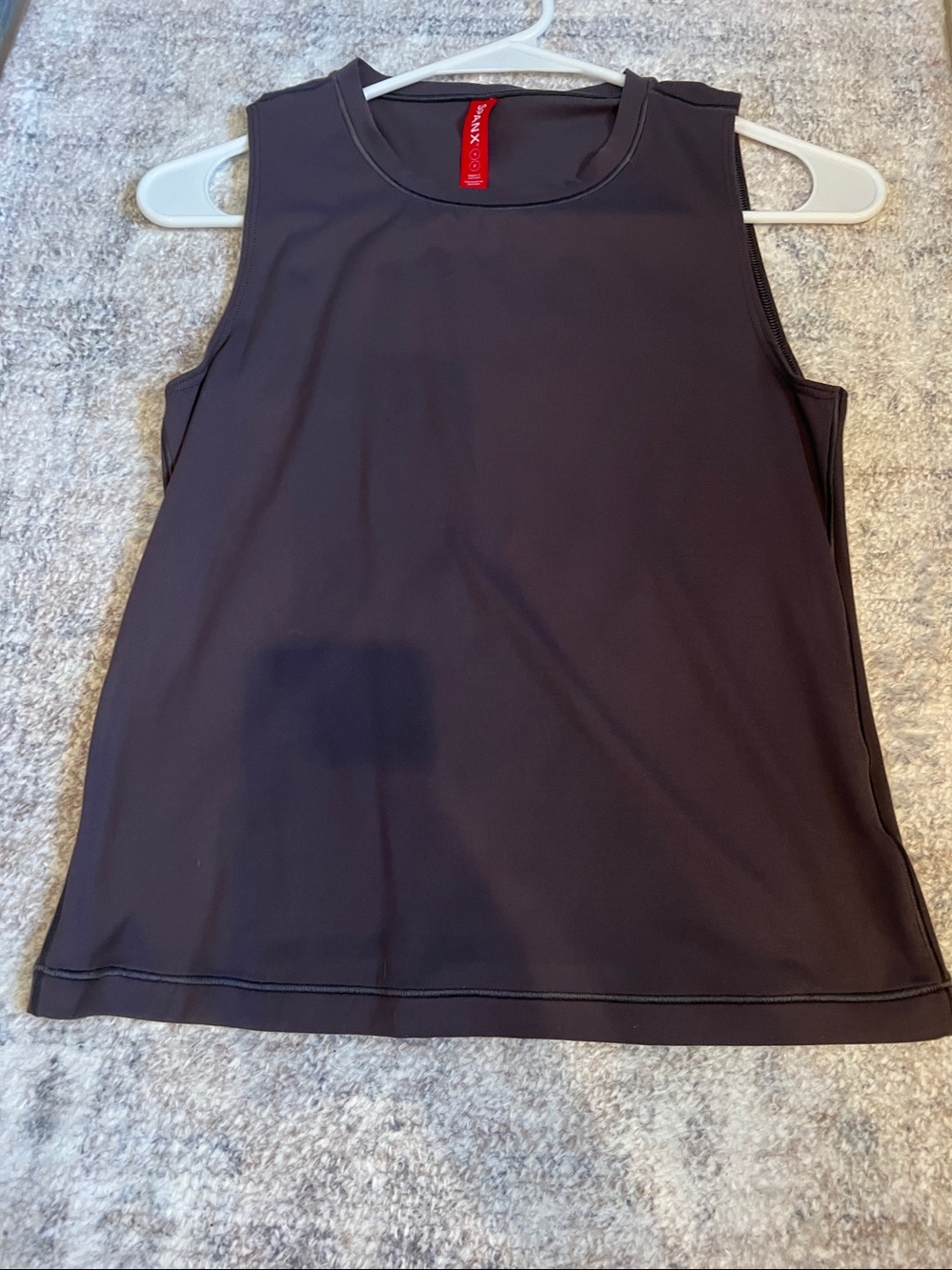 Spanx AirEssentials Crewneck Tank Brown Size Small